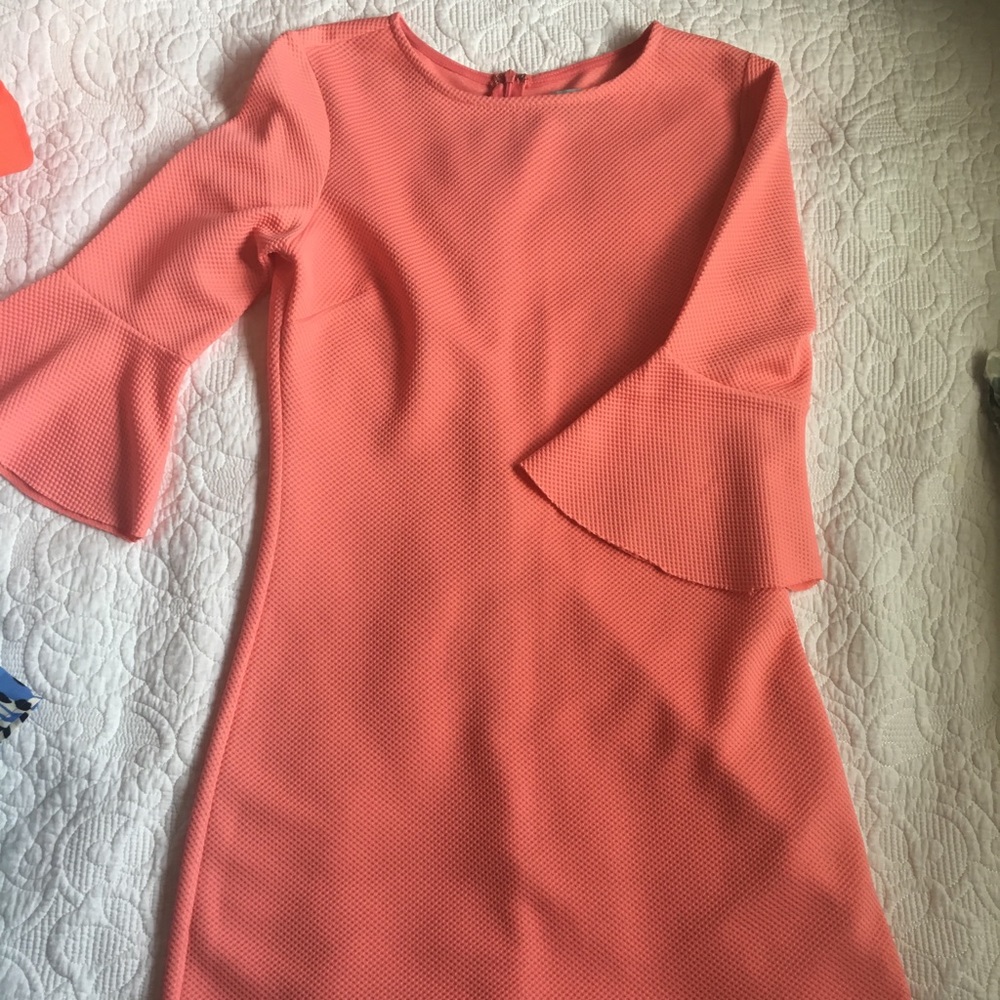 Pink bell sleeve She and Sky dress